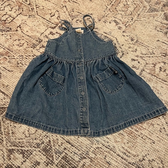 VINTAGE DENIM GAP dress 18/24M - Picture 3 of 3